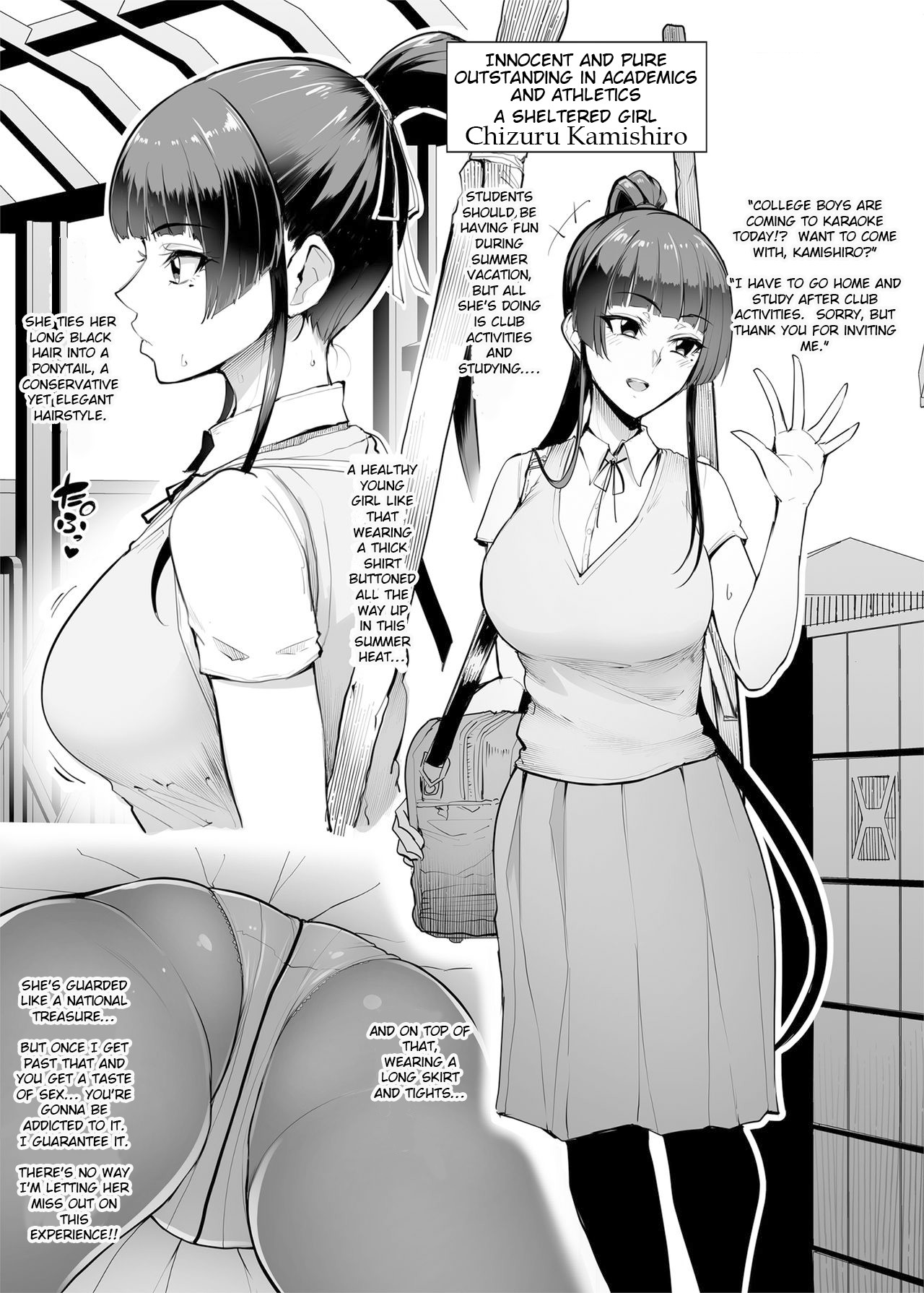 Hentai Manga Comic-4 Bitches, 4 Page Training Records-Read-14